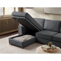 Canapea de colț Atelier Del Sofa Salvador Anthracite imaginea #4 — magazin online Desire.md