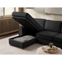 Canapea de colț Atelier Del Sofa Salvador Black imaginea #4 — magazin online Desire.md