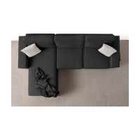 Canapea de colț Atelier Del Sofa Salvador Black imaginea #10 — magazin online Desire.md