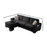 Canapea de colț Atelier Del Sofa Salvador Black imaginea #12 — magazin online Desire.md