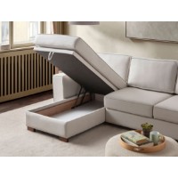 Canapea de colț Atelier Del Sofa Salvador Cream imaginea #7 — magazin online Desire.md