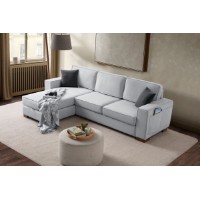 Canapea de colț Atelier Del Sofa Salvador Light Grey imaginea #2 — magazin online Desire.md