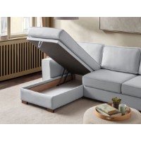 Canapea de colț Atelier Del Sofa Salvador Light Grey imaginea #5 — magazin online Desire.md