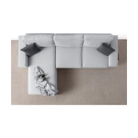 Canapea de colț Atelier Del Sofa Salvador Light Grey imaginea #9 — magazin online Desire.md