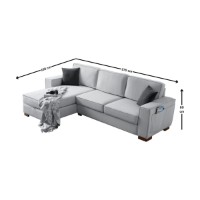 Canapea de colț Atelier Del Sofa Salvador Light Grey imaginea #13 — magazin online Desire.md