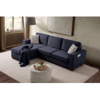 Canapea de colț Atelier Del Sofa Salvador Navy Blue imaginea #2 — magazin online Desire.md