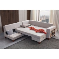 Canapea de colț Atelier Del Sofa T-Loft Right Cream imaginea #3 — magazin online Desire.md