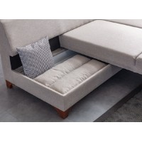 Canapea de colț Atelier Del Sofa T-Loft Right Cream imaginea #4 — magazin online Desire.md