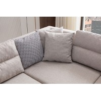 Canapea de colț Atelier Del Sofa T-Loft Right Cream imaginea #5 — magazin online Desire.md
