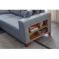 Canapea de colț Atelier Del Sofa T-Loft Right Grey imaginea #5 — magazin online Desire.md