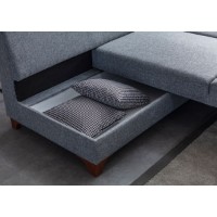 Canapea de colț Atelier Del Sofa T-Loft Right Grey imaginea #7 — magazin online Desire.md