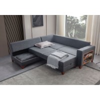Canapea de colț Atelier Del Sofa T-Loft Right Anthracite imaginea #2 — magazin online Desire.md