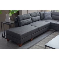 Canapea de colț Atelier Del Sofa T-Loft Right Anthracite imaginea #3 — magazin online Desire.md