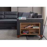 Canapea de colț Atelier Del Sofa T-Loft Right Anthracite imaginea #5 — magazin online Desire.md