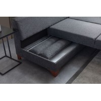 Canapea de colț Atelier Del Sofa T-Loft Right Anthracite imaginea #7 — magazin online Desire.md