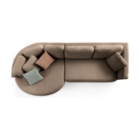 Canapea de colț Atelier Del Sofa Venezia Left Dark Brown imaginea #9 — magazin online Desire.md