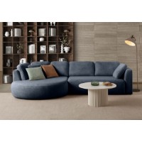 Canapea de colț Atelier Del Sofa Venezia Left Navy Blue