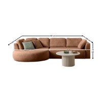 Canapea de colț Atelier Del Sofa Venezia Left Mink imaginea #11 — magazin online Desire.md