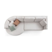 Canapea de colț Atelier Del Sofa Venezia Left White imaginea #10 — magazin online Desire.md