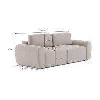 Canapea Atelier Del Sofa Mono P Ecru imaginea #12 — magazin online Desire.md