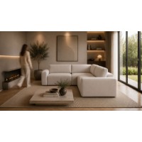 Canapea de colț Atelier Del Sofa Mono Left Lilly Ecru imaginea #3 — magazin online Desire.md