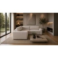Canapea de colț Atelier Del Sofa Mono Right Lilly Ecru imaginea #2 — magazin online Desire.md