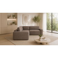 Canapea de colț Atelier Del Sofa Mono Right Lilly Brown imaginea #2 — magazin online Desire.md