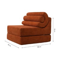 Fotoliu fără carcasă Atelier Del Sofa Duo Relax Cinnamon imaginea #3 — magazin online Desire.md