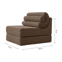 Fotoliu fără carcasă Atelier Del Sofa Duo Relax Smoke Grey imaginea #3 — magazin online Desire.md