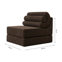 Fotoliu fără carcasă Atelier Del Sofa Duo Relax Dark Grey imaginea #3 — magazin online Desire.md