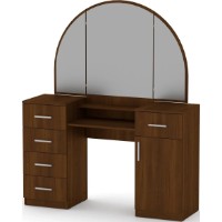 Măsuţă de toaletă Компанит Трюмо- 5 (Комплект) Орех экко