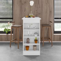 Masa de bar Hanah Home Swallow White imaginea #2 — magazin online Desire.md