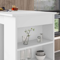 Masa de bar Hanah Home Swallow White imaginea #3 — magazin online Desire.md