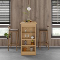 Masa de bar Hanah Home Swallow Sapphire Oak imaginea #2 — magazin online Desire.md