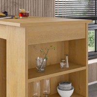 Masa de bar Hanah Home Swallow Sapphire Oak imaginea #3 — magazin online Desire.md