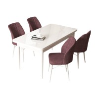 Set mobilă pentru bucătărie Hanah Home Arp White Dusty Rose imaginea #2 — magazin online Desire.md