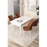 Set mobilă pentru bucătărie Hanah Home Arp White Tile Red