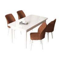 Set mobilă pentru bucătărie Hanah Home Arp White Tile Red imaginea #2 — magazin online Desire.md