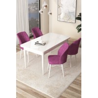 Set mobilă pentru bucătărie Hanah Home Arp White Purple