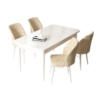 Set mobilă pentru bucătărie Hanah Home Arp White Cream imaginea #2 — magazin online Desire.md