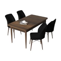 Set mobilă pentru bucătărie Hanah Home Arp Baroque Black imaginea #2 — magazin online Desire.md