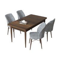 Set mobilă pentru bucătărie Hanah Home Arp Baroque Grey imaginea #2 — magazin online Desire.md