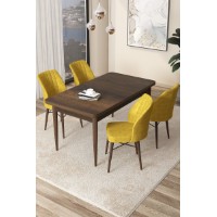 Set mobilă pentru bucătărie Hanah Home Arp Baroque Mustard imaginea #1 — magazin online Desire.md