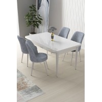 Set mobilă pentru bucătărie Hanah Home Nil White Grey