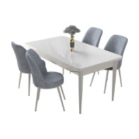 Set mobilă pentru bucătărie Hanah Home Nil White Grey imaginea #2 — magazin online Desire.md