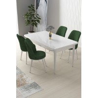 Set mobilă pentru bucătărie Hanah Home Nil White Khaki