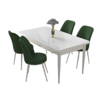 Set mobilă pentru bucătărie Hanah Home Nil White Khaki imaginea #2 — magazin online Desire.md