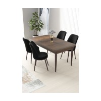 Set mobilă pentru bucătărie Hanah Home Nil Baroque Black