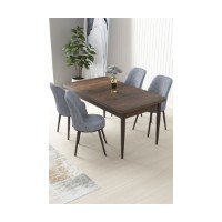 Set mobilă pentru bucătărie Hanah Home Nil Baroque Grey