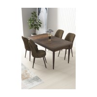 Set mobilă pentru bucătărie Hanah Home Nil Baroque Brown